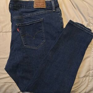 Levi's Dark Blue Skinny Jeans